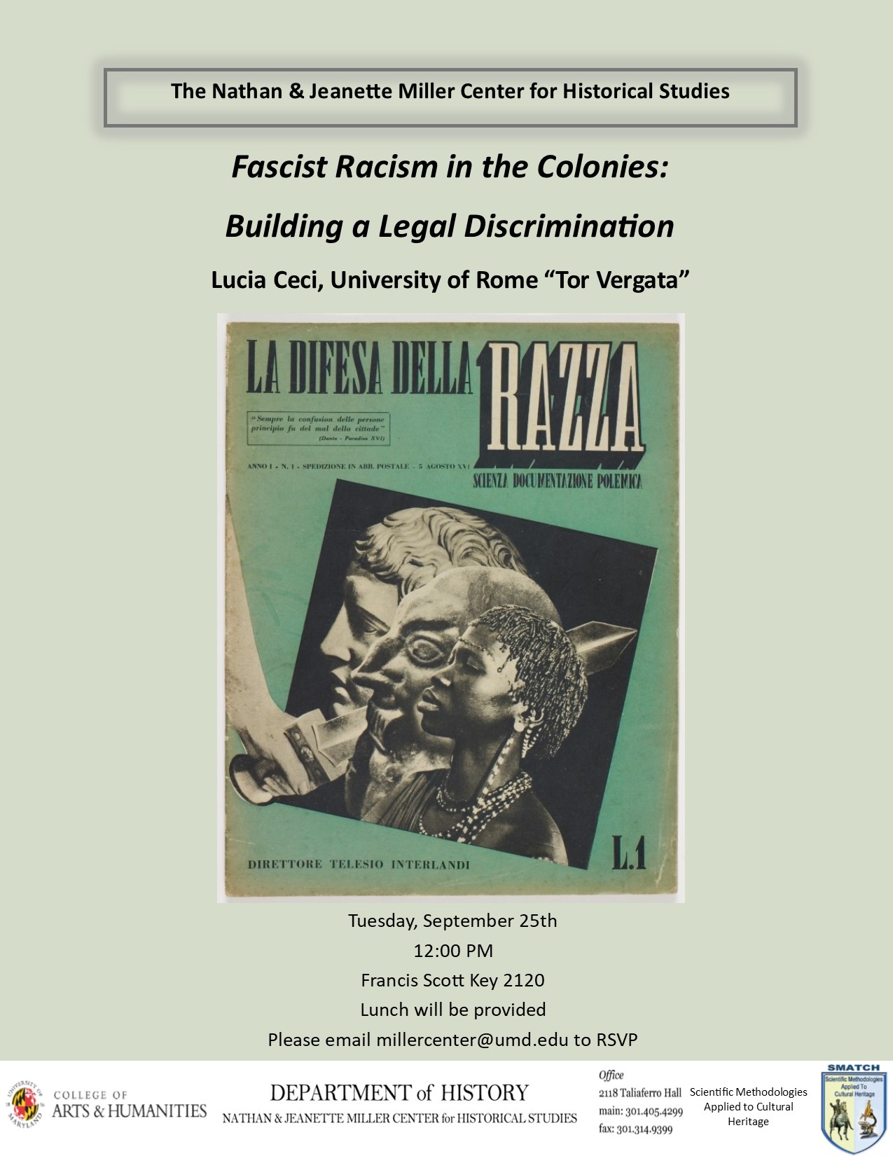 Poster for Fascist Racism in the Colonies: Building a Legal Discrimination