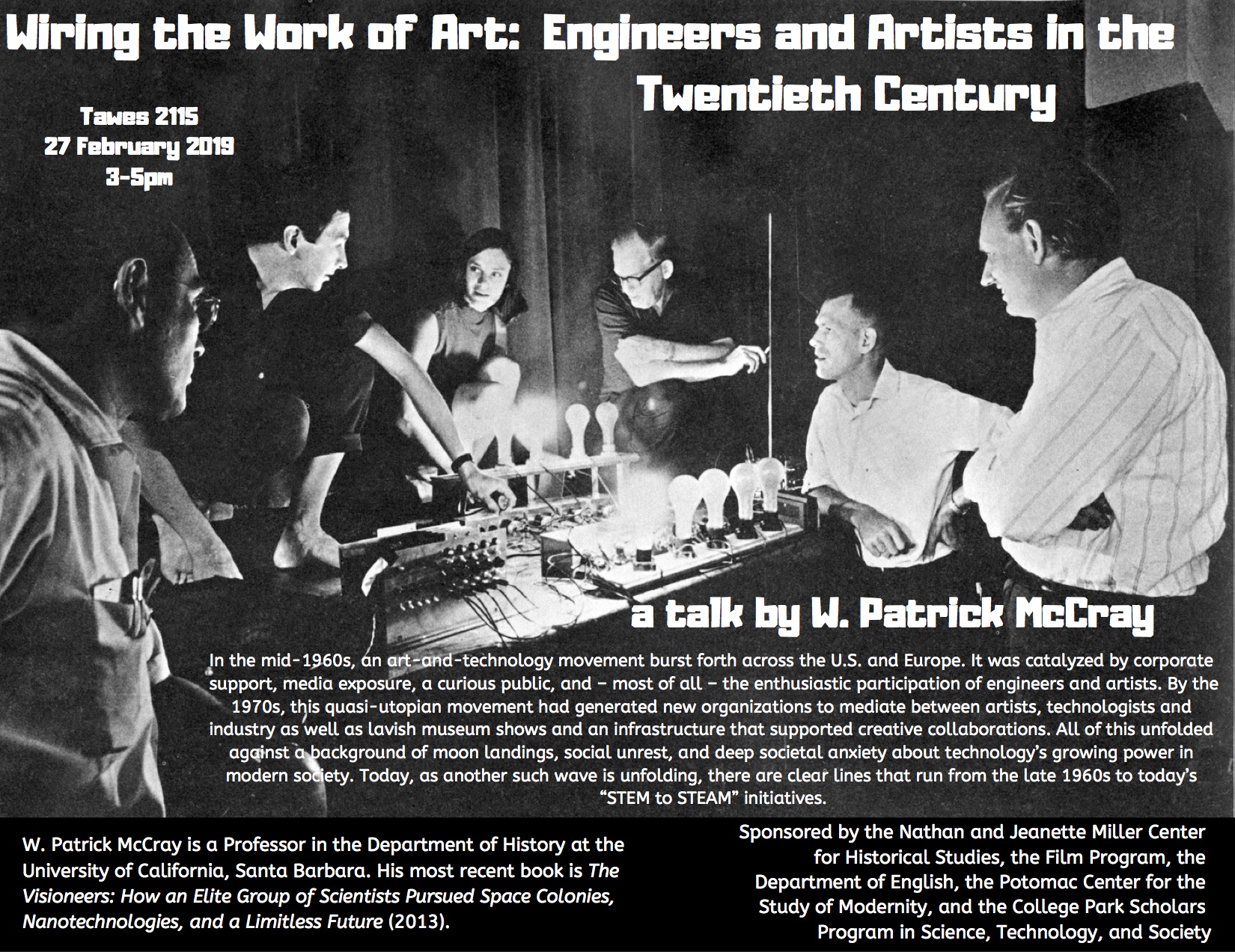 Image for event - Wiring the Work of Art: Engineers and Artists in the Twentieth Century