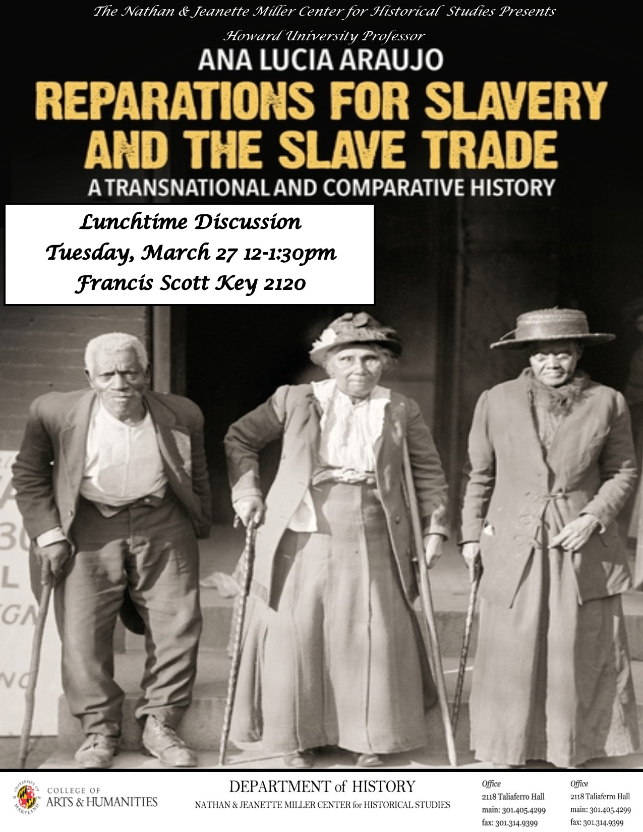 Image for event - Reparations for Slavery and the Slave Trade: A Transnational and Comparative History
