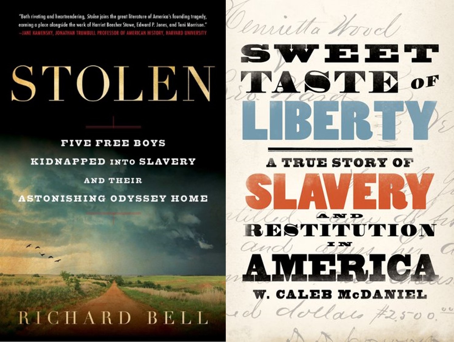 Image for event - Kidnapping, Slavery, and Justice :  A Conversation Celebrating Two New Books