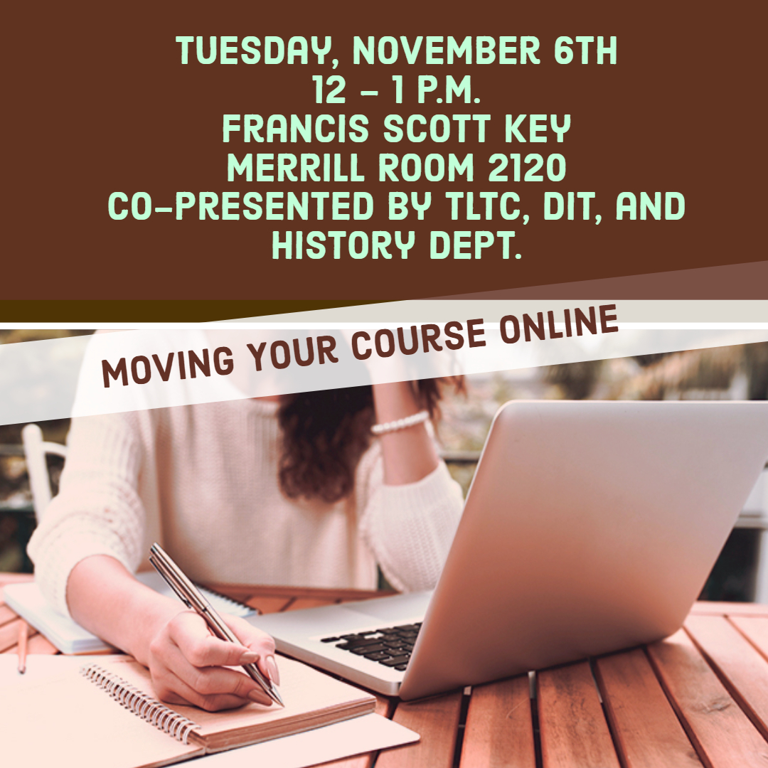 Image for event - Moving Your Course Online