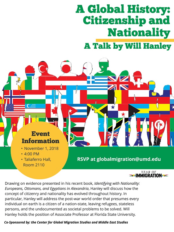 Image for event - A Global History: Citizenship and Nationality, a talk by Will Hanley