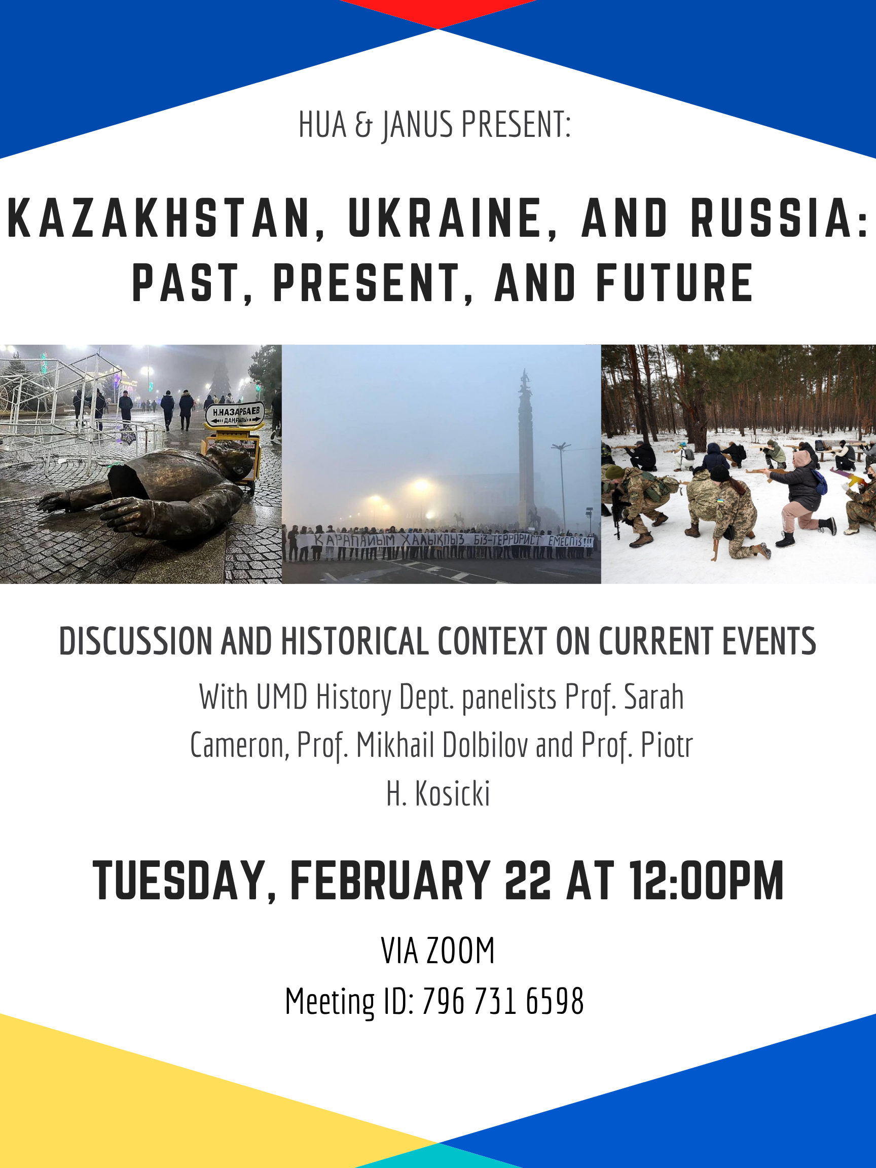 HUA/JANUS  Kazakhstan, Ukraine, Russia  Discussion  Department of History