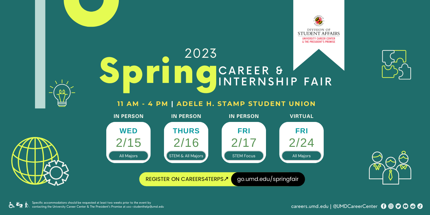 Career & Internship Fair graphic