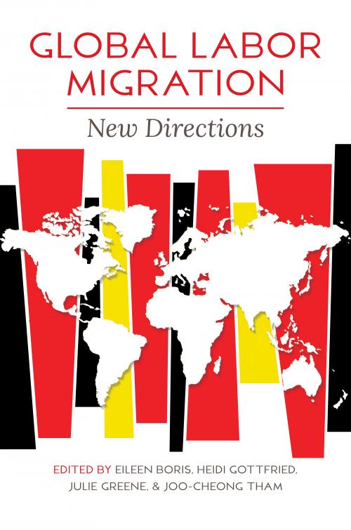 Book cover for Global Labor Migrations featuring a map of the world.
